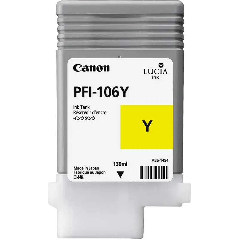 Canon Ink Cartridge PFI-106, Yellow