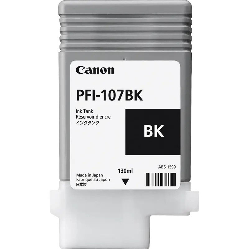 Canon Ink Cartridge PFI-107Bk, black