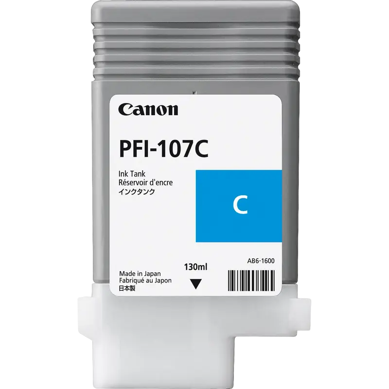 Canon Ink Cartridge PFI-107C, cyan