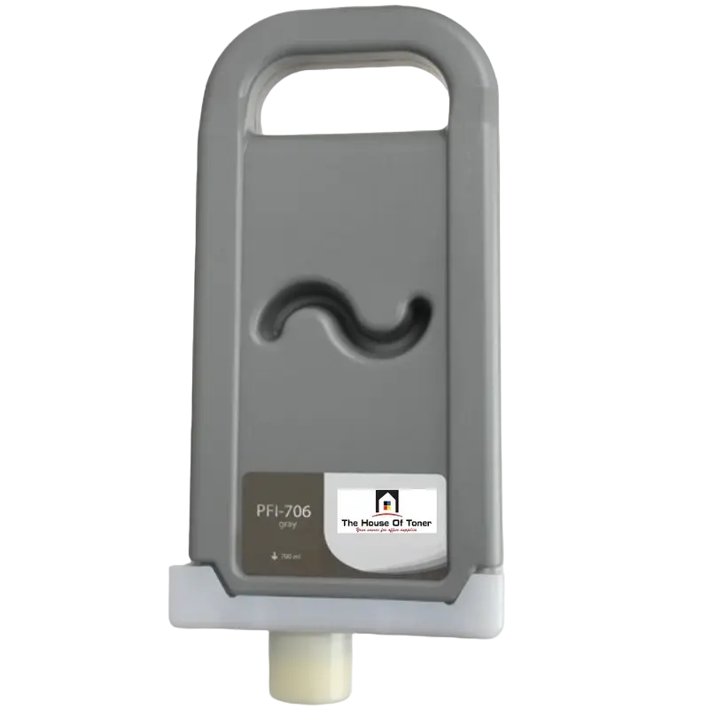 Canon Ink Cartridge PFI-706GY, Grey, 700ml for iPF84xx & iPF94xx series