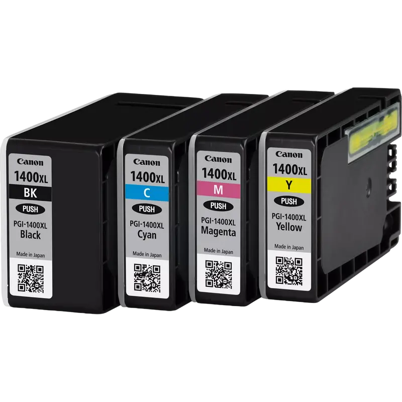 Canon Ink Cartridge PGI-1400XL, BK/C/M/Y Multipack