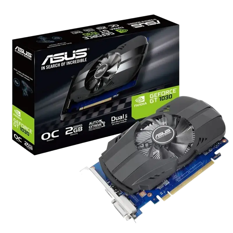 ASUS GT1030 2GB GDDR5 Phoenix OC (PH-GT1030-O2G)