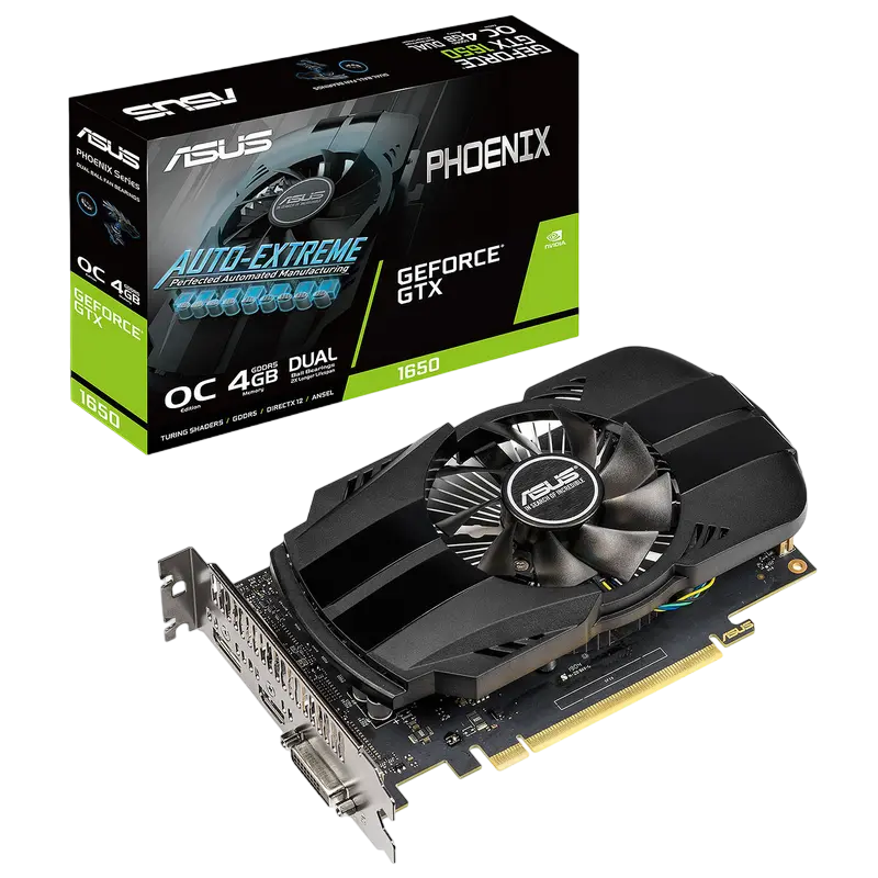 ASUS GTX1650 4GB GDDR5 Phoenix OC (PH-GTX1650-O4G)
