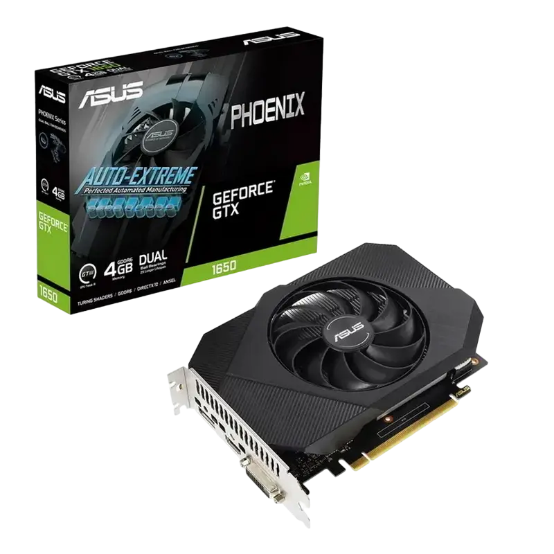 ASUS GTX1650 4GB GDDR6 Phoenix (PH-GTX1650-4GD6-P-V2)