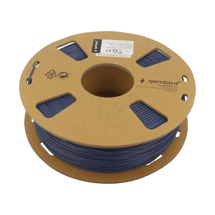 PLA 1.75 mm, Matte Navy Blue Filament, 1 kg, Gembird 3DP-PLA-01-MTNB