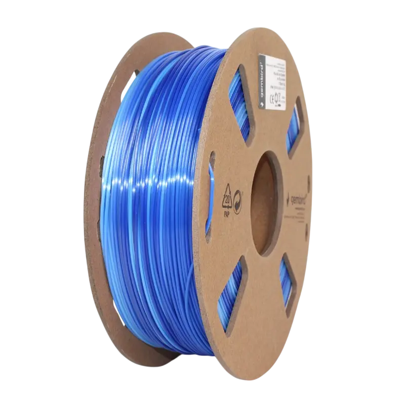 PLA 1.75 mm Filament Silk Rainbow Ice Blue/Dark Blue, 1 kg, Gembird, 3DP-PLA-SK-01-ICE