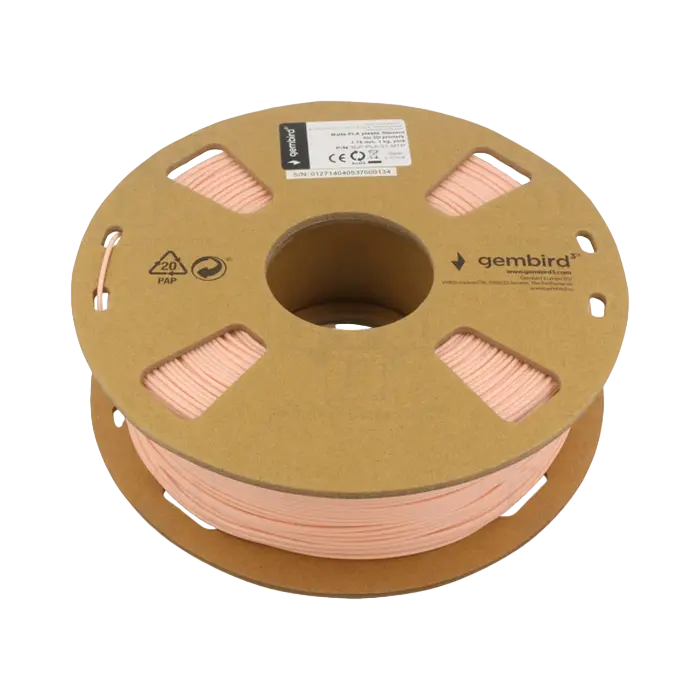 PLA 1.75 mm, Matte Pink Filament, 1 kg, Gembird 3DP-PLA-01-MTP