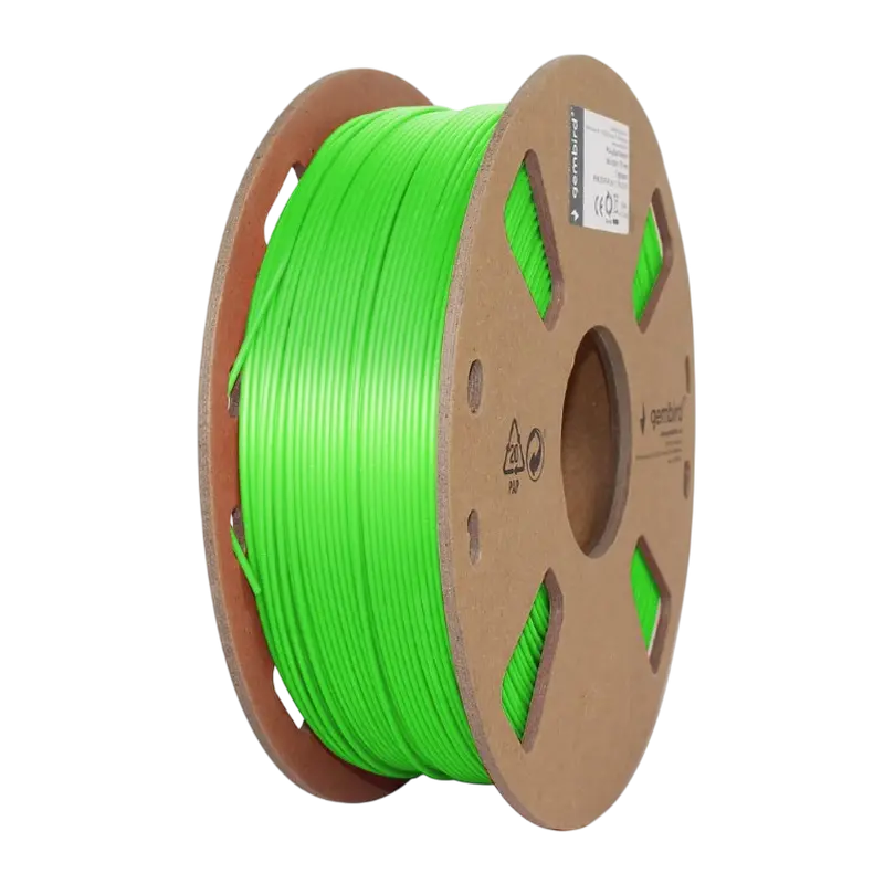 PLA+ 1.75 mm, Green Filament, 1 kg, Gembird 3DP-PLA+1.75-02-G