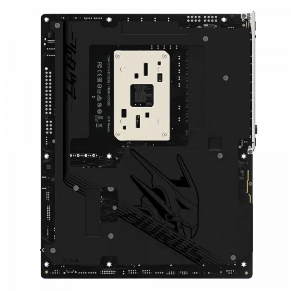 GIGABYTE Placă de bază sAM5 amd x870e 2xHDMI/2xUSB4 Typ eC, vedere laterală