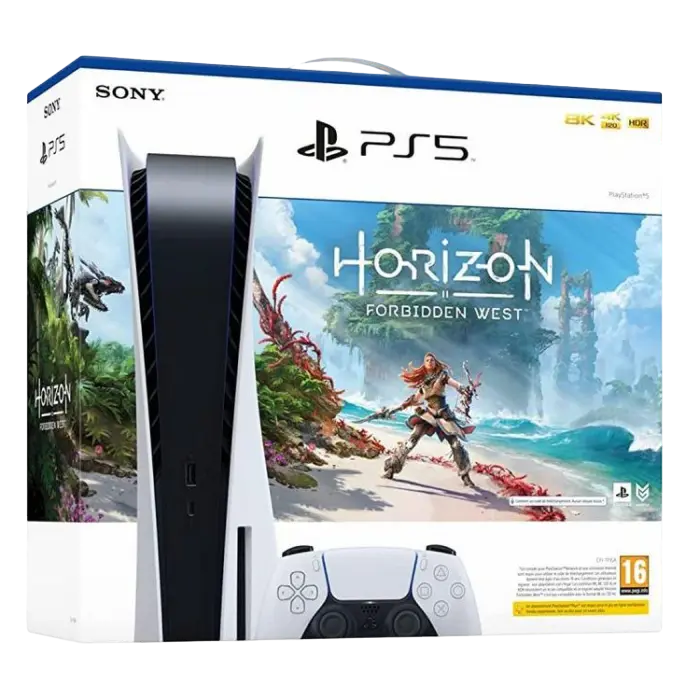 PlayStation 5 + Horizon (Voucher), White
