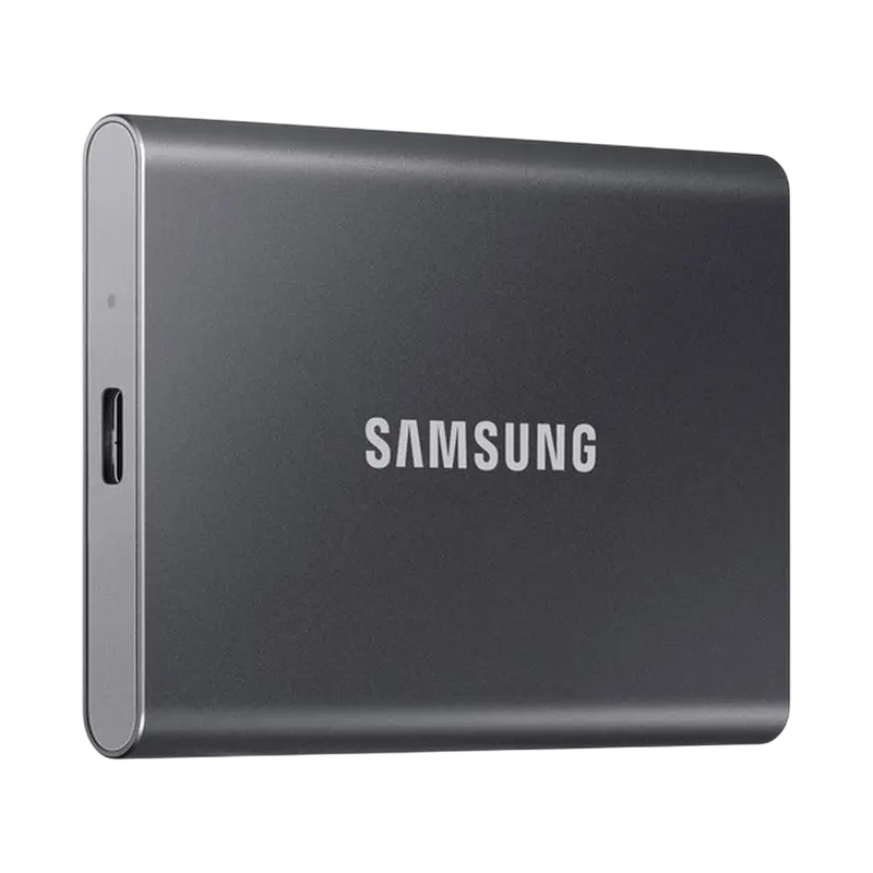 4.0TB Samsung Portable SSD T7 Titan Gray, USB-C 3.1 (85x57x8mm, 58g, R/W:1050/1000MB/s)