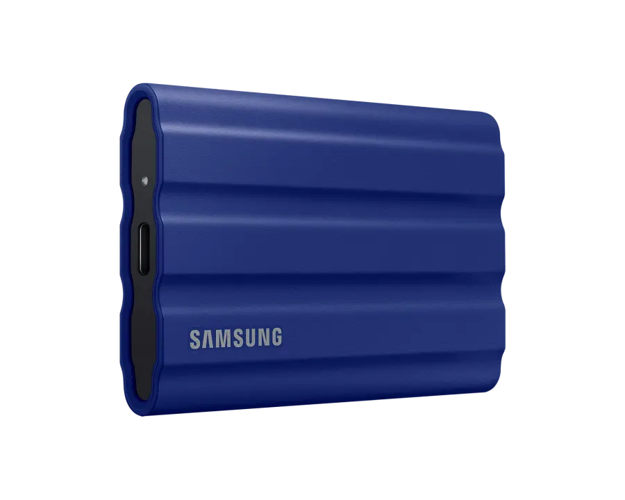 SSD portabil Samsung T7 Shield 2TB USB-C Albastru