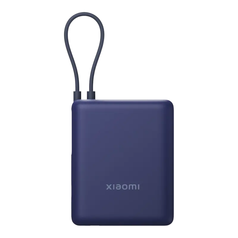 Power Bank, Xiaomi 10000 mAh, 33W (Integrated Cable) Ice Blue GL