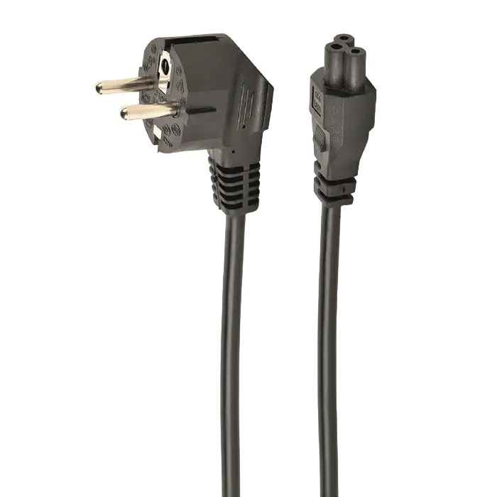 Power Cord PC-220V 1.8m Euro Plug VDE-approved molded power cord, Cablexpert, PC-186-ML12