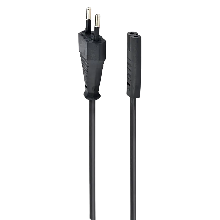 Power Cord PC-220V 1.8m Russian Plug, Cablexpert, Black, PC-184/2