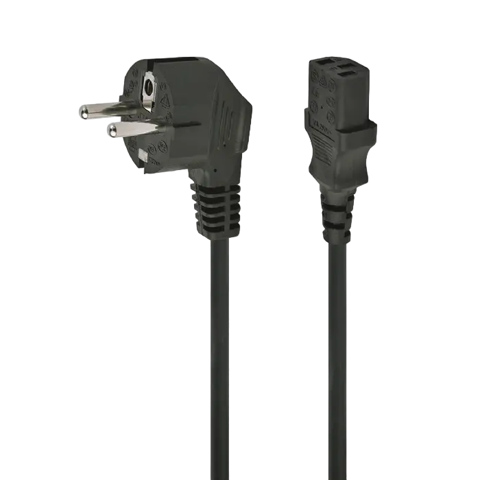 Power Cord PC-220V 10.0m Euro Plug, with VDE approval, Cablexpert, PC-186-VDE-10M