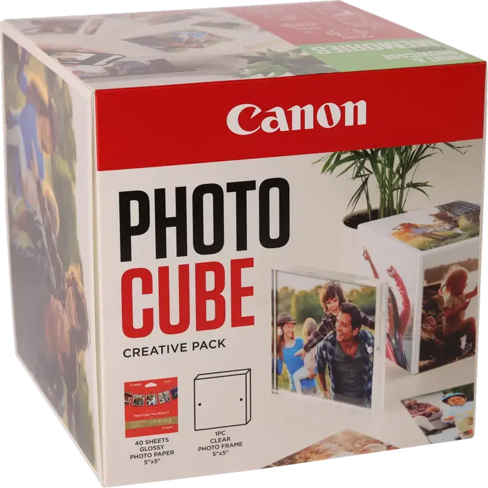 Canon Paper PP-201, 5X5", Cube, CP Wh/Gr