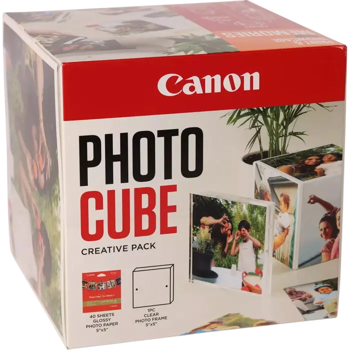 Canon Paper PP-201, 5X5", Cube, CP Wh/Or