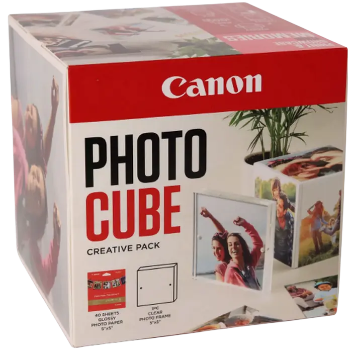 Canon Paper PP-201, 5X5", Cube, CP Wh/Pk