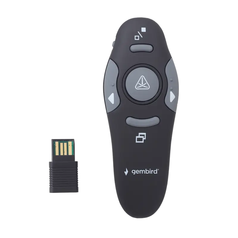 Presenter Gembird WP-L-11, Class 2 Laser, Range: 10m, 2.4 Ghz, 64g, 1xAAA