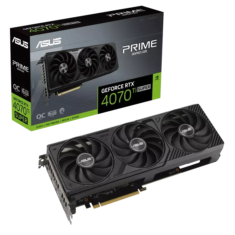 ASUS RTX4070Ti Super 16GB GDDR6X Prime OC (PRIME-RTX4070TIS-O16G)
