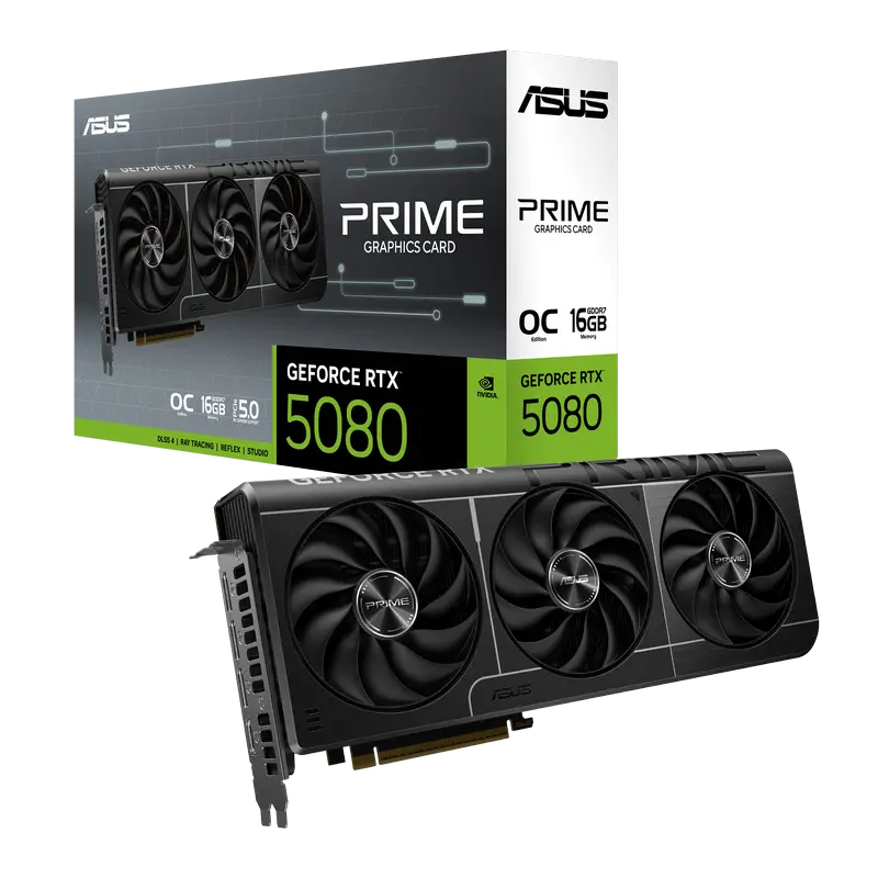 ASUS RTX5080 16GB GDDR7 Prime OC (PRIME-RTX5080-O16G)