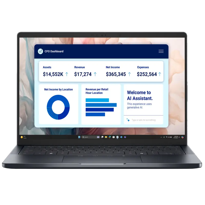 14.0" Dell Pro 14 Premium PA14250 Grey (Core Ultra 7 266V 16Gb 1Tb Win 11)