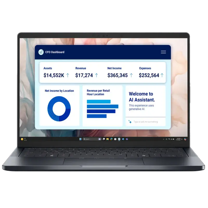 14.0" Dell Pro 14 Premium PA14250 Grey (Core Ultra 7 268V 32Gb 1Tb Win 11)