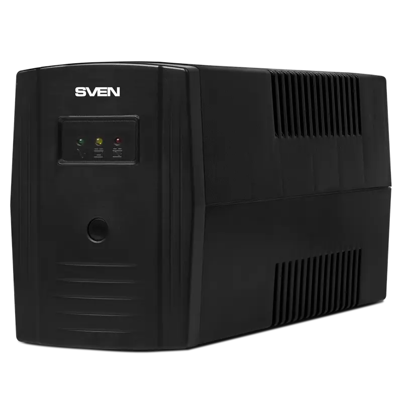 UPS SVEN Pro 800, 800VA/480W, Line Interactive, AVR, LED, 2xShuko Sockets