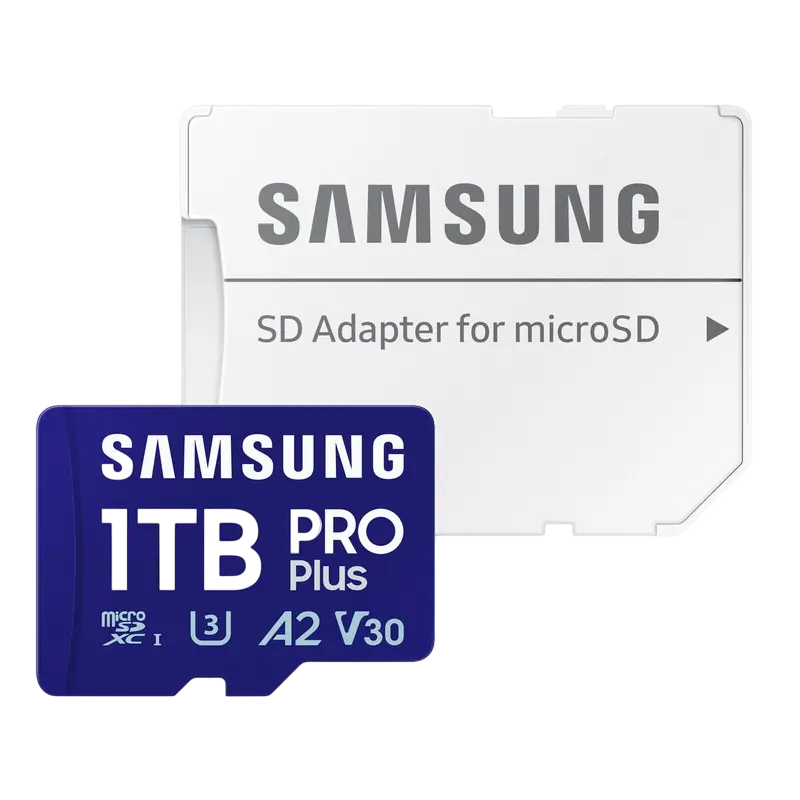 Card microSD Samsung PRO Plus 1 TB UHS-I U3 V30 cu adaptor