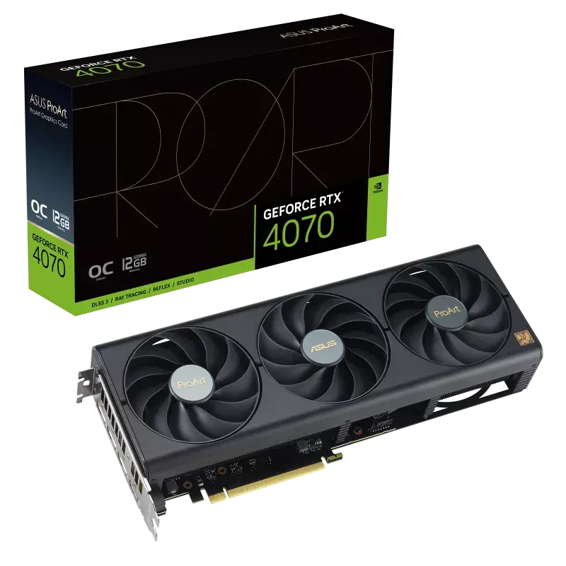 ASUS RTX4070 12GB GDDR6X ProArt (PROART-RTX4070-O12G)