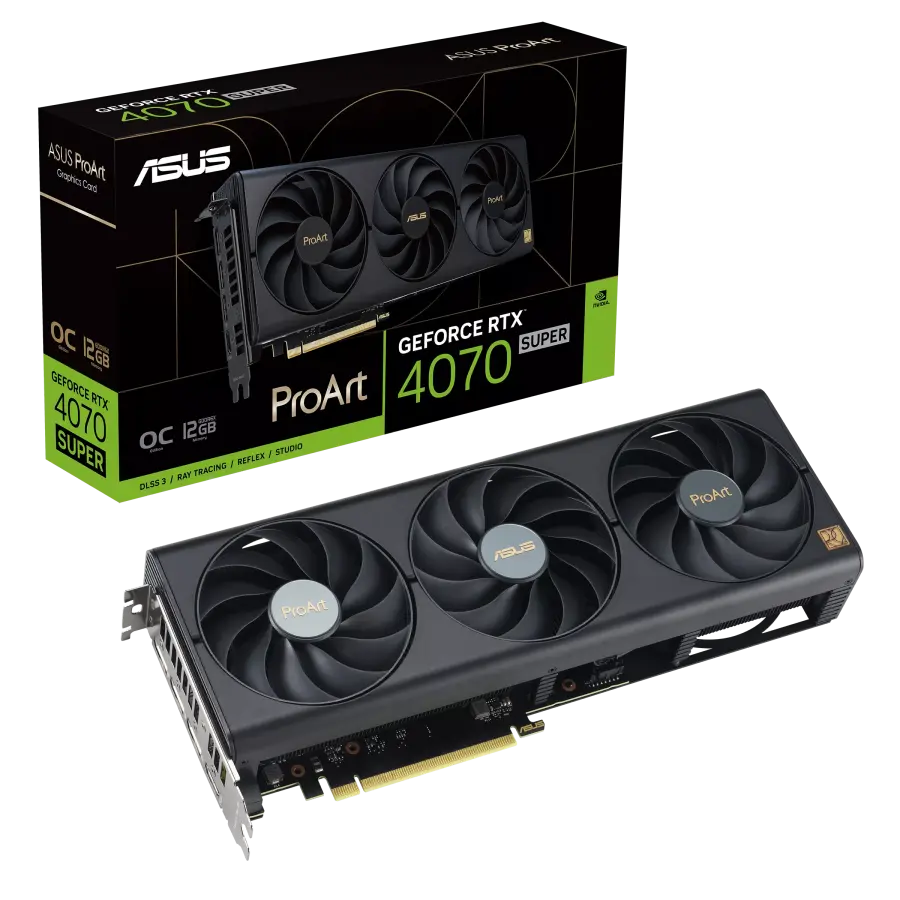 ASUS RTX4070 Super 12GB GDDR6X ProArt (PROART-RTX4070S-O12G)