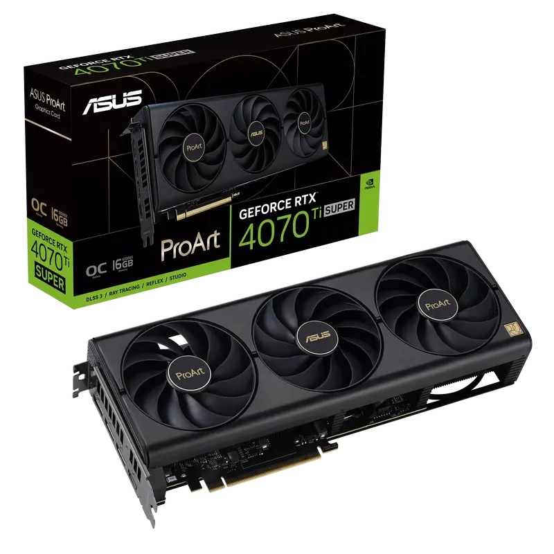 ASUS RTX4070Ti Super 16GB GDDR6X Pro Art (PROART-RTX4070TIS-O16G)