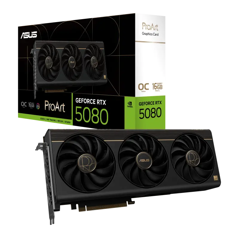 ASUS RTX5080 16GB GDDR7 ProArt OC (PROART-RTX5080-O16G)