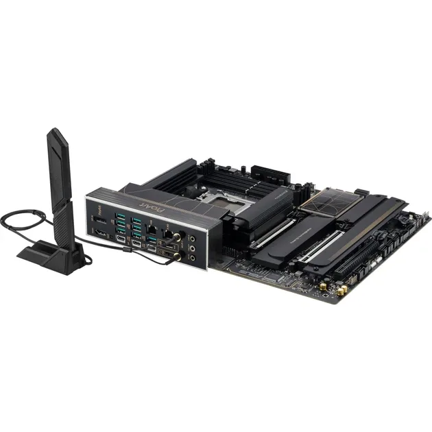 ASUS PROART X870E-CREATOR WIFI, DDR5, vedere laterală