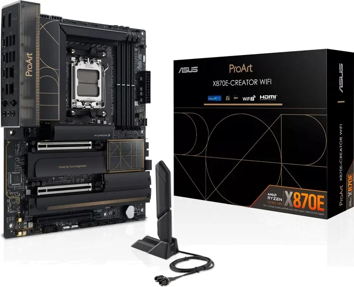 ASUS PROART X870E-CREATOR WIFI (90MB1IG0-M0EAY0), vedere laterală