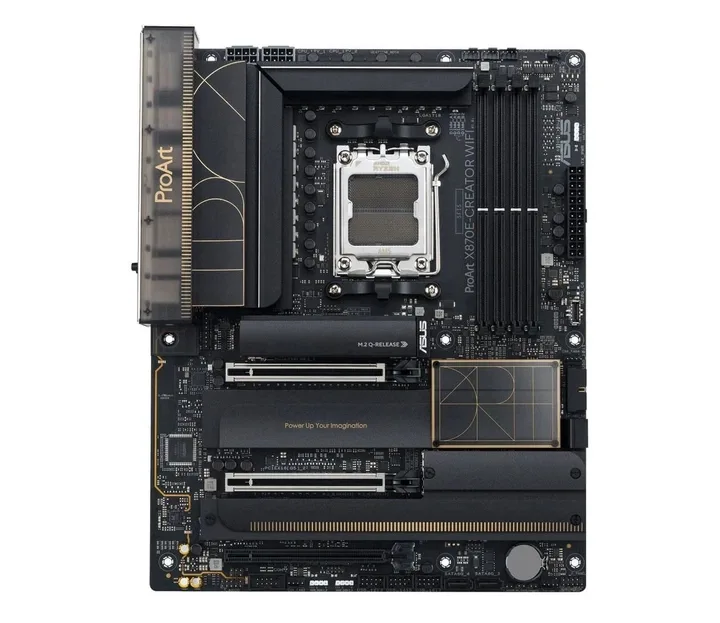 ASUS PROART X870E-CREATOR WIFI, vedere laterală