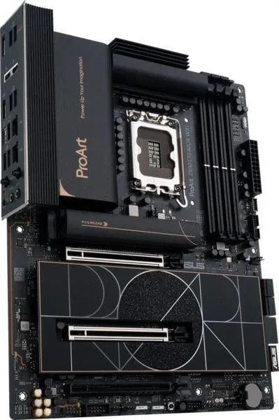 ASUS ProArt Z890-CREATOR WIFI, vedere laterală