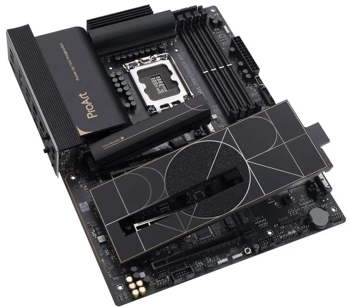 ASUS PROART Z890-CREATOR (PROART Z890-CREATOR WIFI), vedere laterală