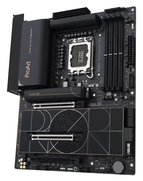 ASUS ProArt Z890-CREATOR (s1851, Intel Z890, vedere laterală