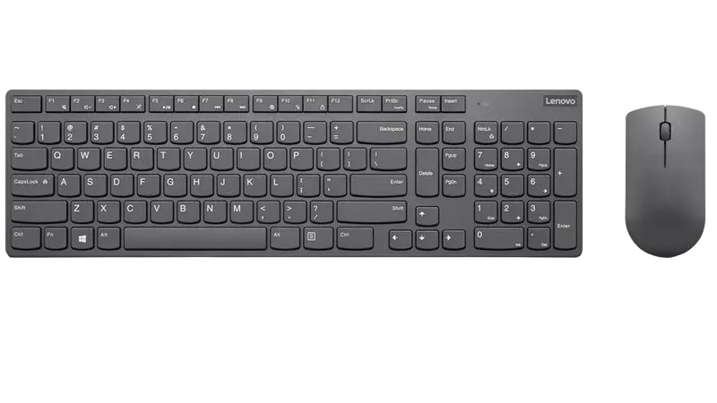 Professional Ultraslim Wireless Combo Keyboard and Mouse, 2.4 GHz, Rechargeable keyboard, EN/RU