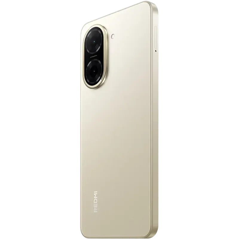 Xiaomi Redmi A5 4/128 GB EU Gold, vedere laterală