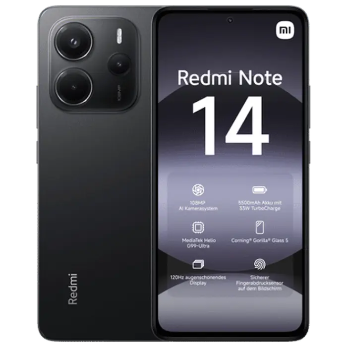Redmi Note 14 4G 6/128GB EU Black