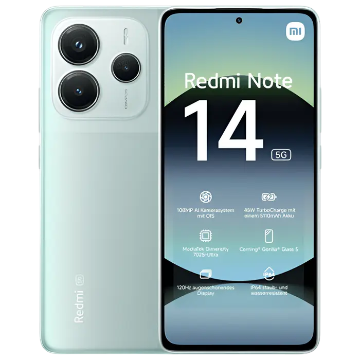 Redmi Note 14 5G 6/128GB EU Coral Green