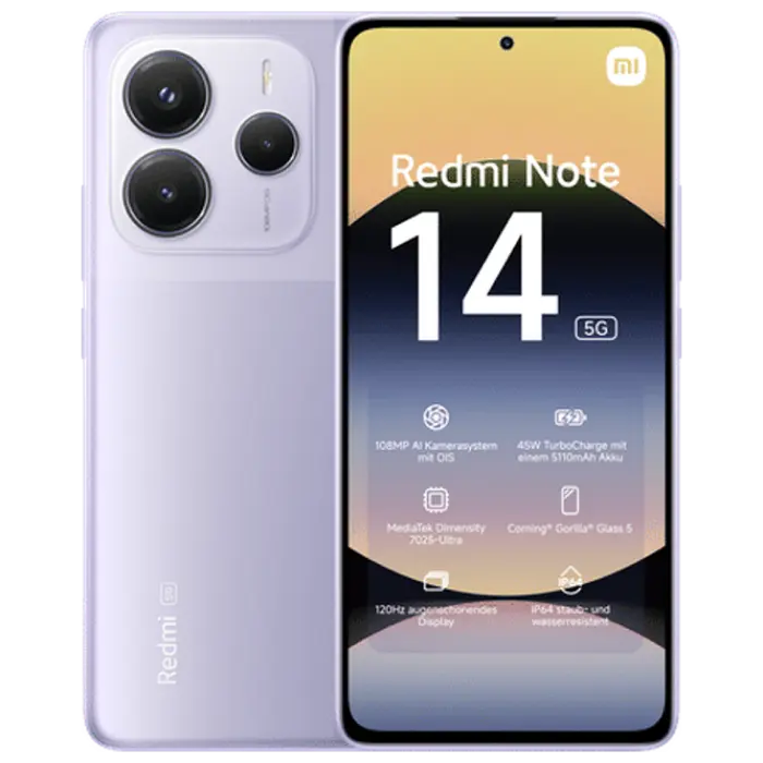 Redmi Note 14 5G 6/128GB EU Lavender Purple