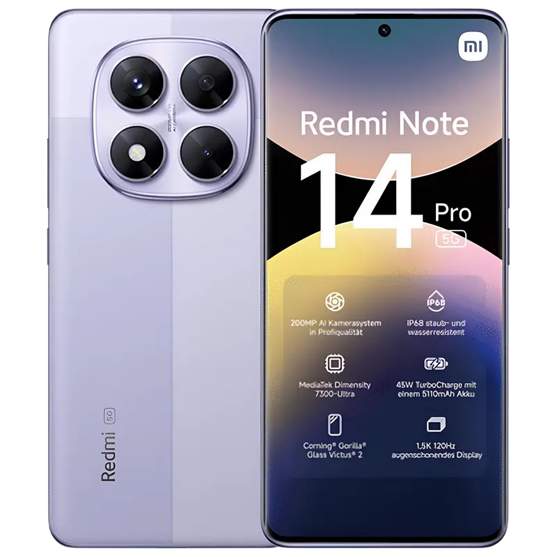 Redmi Note 14 Pro 5G 8/256GB EU Lavender Purple
