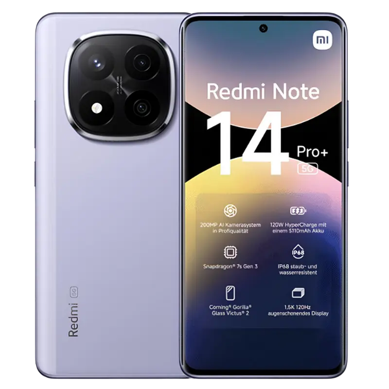 Redmi Note 14 Pro+ 5G 12/512GB EU Lavender Purple