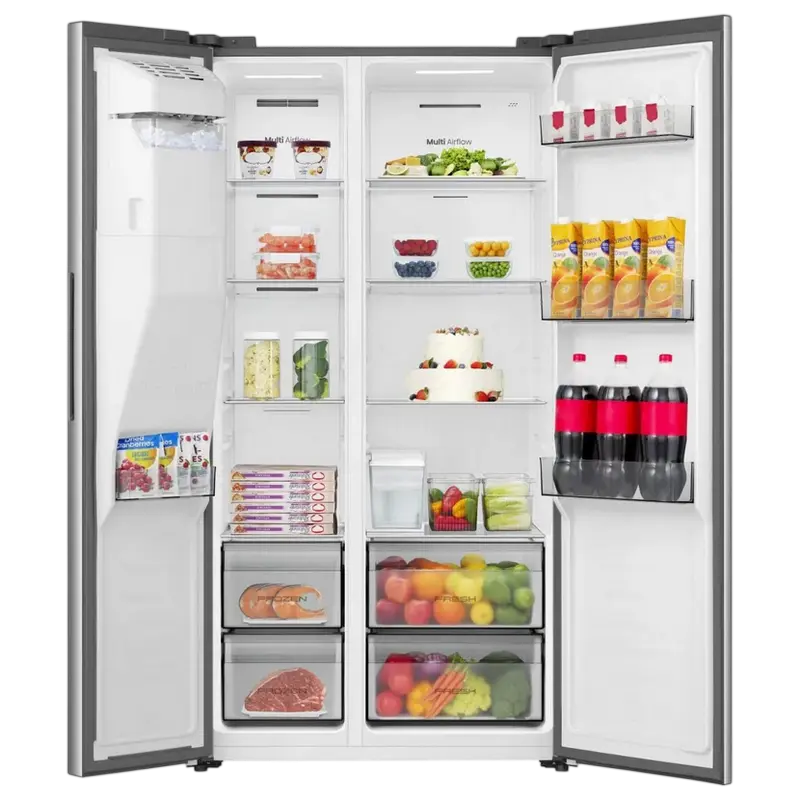 Frigider Side by Side Hisense RS5P528STIE, No Frost, 528 L, imagine suplimentară 8