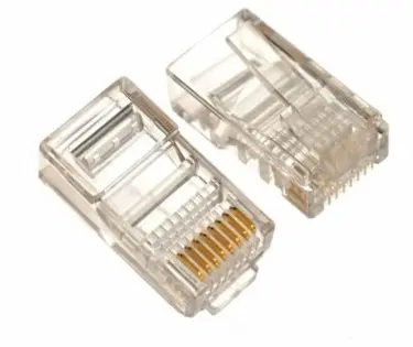 APC Electronic APC RJ45 Modular Plug, Cat.5E, Long Type, 3u" Gold plated, 100pcs/bag