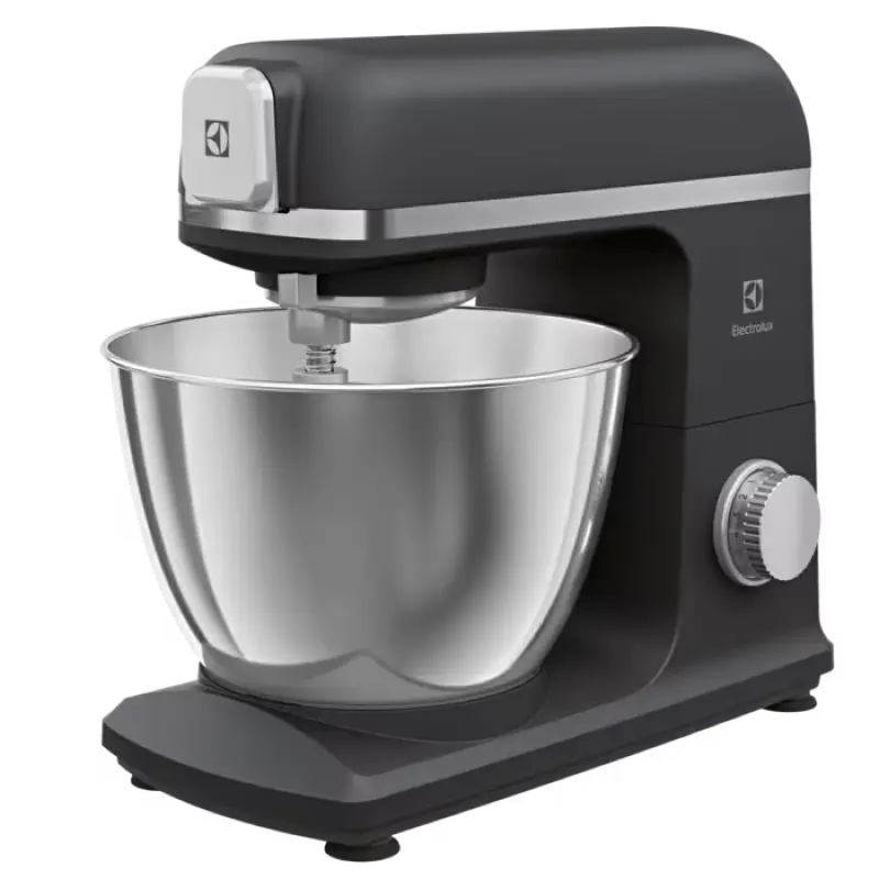 Mixer cu bol Electrolux E5KM1-6GBP robot de bucătărie negru cu tel pentru bătut